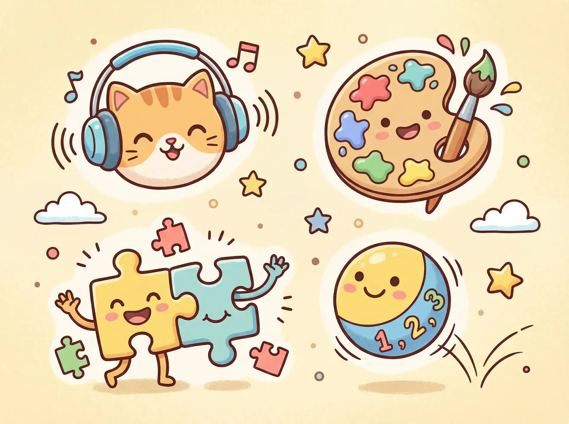 小朋友的手工作品 - 原神黄化网站站 益智创作